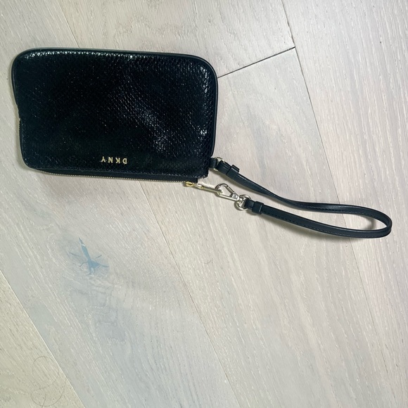 DKNY Black Wristlet - Picture 3 of 3